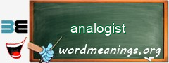 WordMeaning blackboard for analogist